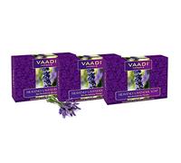 Vaadi Herbals Value Pack of 3 Heavenly Lavender Soap with Rosemary Extract, 3 x 75g