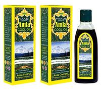 Vaadi Herbals Value Pack of Amla Cool Oil with Brahmi and Amla Extract, 200ml x 2