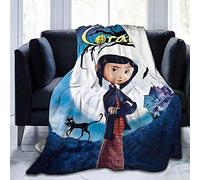 VAADIOSII Throws/Blanket that is comfortable lightweight and close-fitting,Cora-Line Super Soft Holiday Winter Cabin Warm -Black_50" x40
