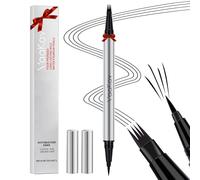 VaaKav Eyebrow Pencils for Women Waterproof, Eyebrow Pencil & Eyebrow Pen 2 in 1, Long Lasting Brow Pencil, Natural Hair Like Eye Brow Pencil, Brown Eyebrow Pencil (03 DARK BROWNS)
