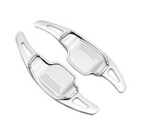 VAAKLM Compatible with Chevrolet for Camaro 2012 2013 2014 2015 Car Styling Steering Wheel Shift Paddles Decoration 2pcs JS-023 Gear Shift Paddle(Silver)