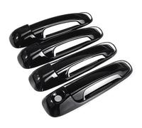 VAAKLM Compatible with Dodge for Ram 1500 2500 3500 4500 5500 2002 2003 2004 2005 2006 2007 2008 Car Exterior Door Handles Door Handle Covers Door Handle Cover Trim(Bright Black)