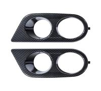 VAAKLM Compatible With For E46 M3 2001 2002 2003 2004 2005 2006 Fog Light Grill Cover Frame Fog Lamp Hood Fog Light Trim Bezel Fog Lamp Grill(Carbon Fiber Black)
