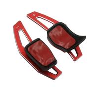 VAAKLM Compatible with Vw for Golf 5 6 7 for GTI for GTE for Jetta R20 R36 Car Steering Wheel Shift Paddles Extension Gear Shift Shifter Extension Gear Shift Paddle(A Red)