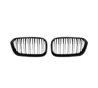 VAAKLM Front Bumper Upper Grill Compatible With BMW For 1 Series F20 F21 120i 118i 116i 116d M135i M140i 2015 2016 2017 2018 2019 Car Front Double Kidney Bumper Grille(Gloss black)