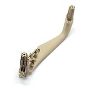 VAAKLM Interior Door Handle Door Handle Inner Cover Trim Replacement Compatible with BMW 5 Series for M5 G30 G31 F90 2017 2018 2019 2020 2021 OE 51417438521(Beige Rear Left)