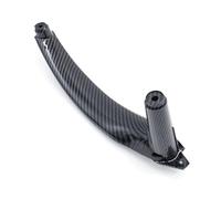 VAAKLM Interior Door Handle Interior Front Door Handle Inside Trim Panel Cover Compatible with Golf MK5 for Jetta for Rabbit for 2005 2006 2007 2008 2009 2010(Left Carbon Fiber)