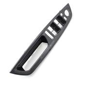 VAAKLM Interior Door Handle Interior Front Door Handle Inside Trim Panel Cover Compatible with Golf MK5 for Jetta for Rabbit for 2005 2006 2007 2008 2009 2010(LHD Carbon Fiber)