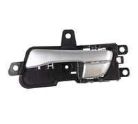 VAAKLM Interior Door Handle Pair of Inner Door Handles Compatible with Kia for Morning for Picanto 2004 2005 2006 2007 2008 2009 2010(Silver Left)