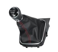 VAAKLM Manual Gear Shifter Knobs Compatible with for Golf 5 6 110mm Hole Diameter 5 Speed Gear Shift Knob Gear Gaiter Cover Replacement