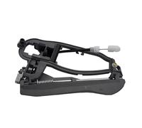 VAAKLM Outer Door Handle Bracket Compatible with BMW for X5 E53 51218243615 Car Door Handle Carrier Inner Outside Front Rear Base for Bracket Exterior Grip(Rear Left)