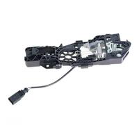 VAAKLM Outer Door Handle Bracket Compatible with VW for Passat B6 B7 2005-2014 3CD837885 3C0837885A Car Left Front Door Handle Frames Wiring Harness