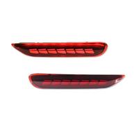 VAAKLM Rear Tail Lamp Reflector Compatible With Nissan For Leaf For Pathfinder For Rogue 2014-2024 Rear Bumper Reflector Light Tail Brake Lamp 26560JJ90A 26565JJ90A(Red,color1)