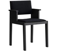 Vaarnii - 016 Maasto Dining Armchair Fully Upholstered, Black - Black