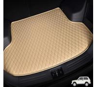 VAATYE Car Leather Boot Liner Mats for Toyota Prado 5-seats (J150) 4.Gen 2010-present,Auto Rear Trunk Carpet Protector Anti-Scratch Anti-Slip Waterproof Accessories,A/Beige