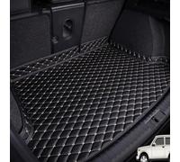 VAATYE Car Leather Boot Mats for Audi RS6 C7 Avant 2016 2017 2018,Auto All Weather Waterproof Trunk Mat Anti-Scratch Protector Pad Boot Cover Accessories,A/Black-Beige