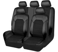 VAATYE Car Seat Covers Full Set for Jaguar XF 2007-2020/Jaguar XE 2015-2018,Waterproof Scratch Resistant Protect Front and Rear Pu Leather Seat Covers Protectors,A/Black