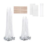 VABNEER 100 Piece Cotton Candle Wick for Candle Making Candle DIY (10cm/15cm)