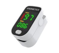 VABOO Finger Pulse Oximeter, Blood Oxygen Saturation Meter Heart Rate Monitor with LED Display Blood Oxygen Saturation Meter SpO2 Monitor Family Medical Health