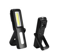 VABOO LED Work Light, USB Rechargeable COB LED Inspection Lamp Torch Portable Handheld Mini Flashlight Super Bright with Magnetic Base & Hook for Repair/Camping/Emergency 1 PCS