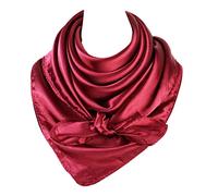 vabovin Satin Head Scarf for Women Solid Color - Hair Scarves 35 Inch Bandana Headscarf