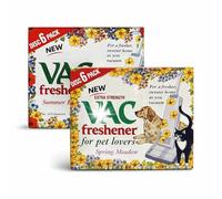 VAC Freshener Disc 12 Pack - 6 Summer + 6 Spring Meadow, Extra Strength Pet Odour Control Discs for Vacuum Cleaners, Fits All