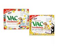 VAC Freshener Disc Pack of 2 Summer Meadow & Spring Meadow Fragrance, 6 Discs in one Pack, Strength Freshener Discs for Pet Owners, Vacuum Deodoriser, Long Lasting Scent,
