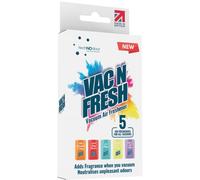Vac N Fresh Hoover Bag Fresheners - Scented Vacuum Cleaner Smellies - For Bagless as well as Regular Vacuum Cleaners - Card Shaped Vac Deodoriser Discs for Pet Lovers (5 count (Pack of 1))