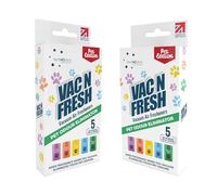 Vac N Fresh Pet Odour Eliminator Hoover Freshener Inserts - Pet Friendly Smell Neutraliser to Vacuum Carpet - Remover for Dog and Cat Smell - Scented Discs Alternative - (5 count (Pack of 2))