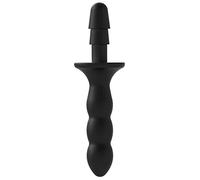 Vac-U-Lock - Black Handle - Sturdy Handheld Vac-U-Lock Accessory with Contoured Insertable Design, Compatible with All Vac-U-Lock Attachments, Body-Safe - Black