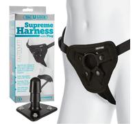 Vac-U-Lock Platinum Supreme Harness With Plug Black