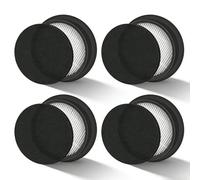 VAC04 Filter Compatible with SMOTURE VAC01 VAC02 VAC04 VC80, 4-Pack HEPA Filter for SMOTURE Cordless Vacuum Cleaners, Washable and Reusable