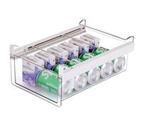 vacane Deeper Refrigerator Drawers, Adjustable Refrigerator Shelf 14-19.5 Inches Large Fridge Drawer Organizer Pull Out, Deli Meat Container for Produce, Cheese, Bacon-XL