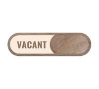 Vacant Bathroom Sign | Sliding Privacy Door Vacant Occupied Sign,Changeable Private Indicator Wooden Decoration for Lactation Room, Hotel