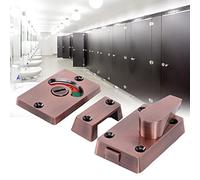 Vacant Occupied Bathroom Lock, Privacy Indicator Lock Bathroom Door Lock Locker Room Lock Partition Door Lock with Handle for Public Toilet Restroom