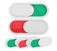 Vacant Occupied Privacy Sign Slide Sign Plastic 5pcs White