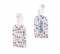 Vacation Adventure Trip Gift I Haven't Been Everywhere But It's On My List Traveler Baggage Tag Adventure Gift (My List-tagUK)