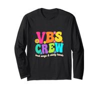 Vacation Bible School vbs Crew Kids Church Camp Long Sleeve T-Shirt