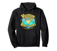 Vacation Calories Don’t Count Funny Travel Food Quote Pullover Hoodie
