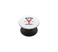 Vacation Coastal quote Funny Lobster Maine Event PopSockets Adhesive PopGrip