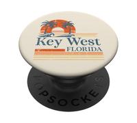 Vacation Florida Sunset Retro Summer Men Women Kids PopSockets Adhesive PopGrip
