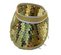 Vacation Hat Mirrored Reflective Disco Surprise Girl Boys Hat For Carnivals Music Festival