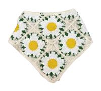 Vacation Headscarf For Street Snap Crochet Triangle Hair Scarf Decorative Head Wrap Spring Camping Hairband