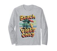 Vacation Holiday Beach Sunshine Festivals Ocean Islands Surf Long Sleeve T-Shirt