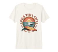 Vacation Holiday Beach Sunshine Festivals Ocean Islands Surf Premium T-Shirt