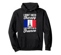 Vacation | I Don't Need Therapy I Just Need To Go To France Pullover Hoodie