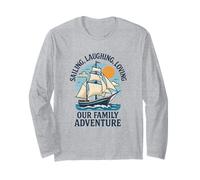 Vacation Laughing Loving Our Family Cruise Art Long Sleeve T-Shirt