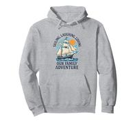 Vacation Laughing Loving Our Family Cruise Art Pullover Hoodie