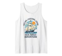 Vacation Laughing Loving Our Family Cruise Art Tank Top