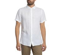 Vacation Linen Short Sleeved Shirt Optic M